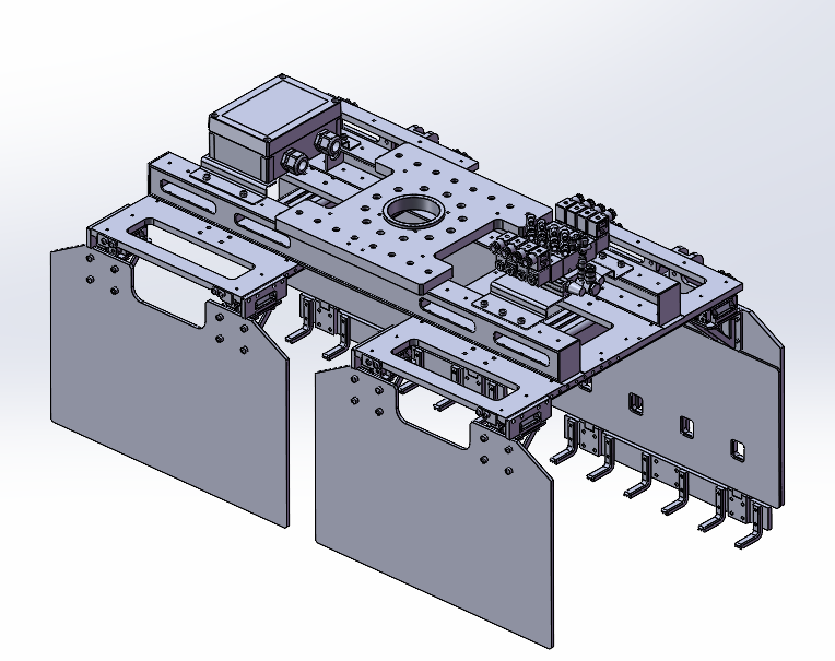 机器人用码垛夹具双工位